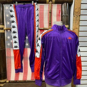 NWT Kappa 2 pc matching set Trouser & Jacket pant track